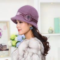 Rabbit Fur Fedora Hat