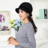 Rabbit Fur Fedora Hat