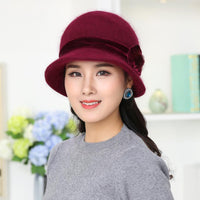 Rabbit Fur Fedora Hat