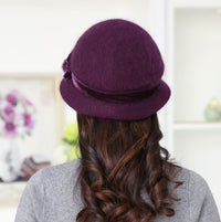 Rabbit Fur Fedora Hat
