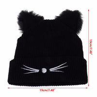 SPECKLED CUFFED POM BEANIE