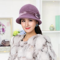 Rabbit Fur Fedora Hat