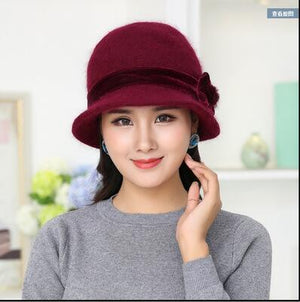 Rabbit Fur Fedora Hat