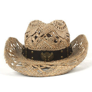 Handmade Weave Cowboy Hat