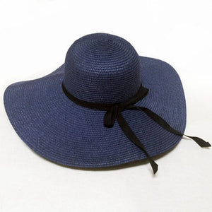Raffia Wide Brim Straw Hat