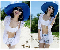 Large Brimmed Straw Sun Hat