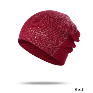 FOIL CUFFED BEANIE