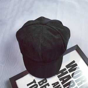 Corduroy Octagonal Hat