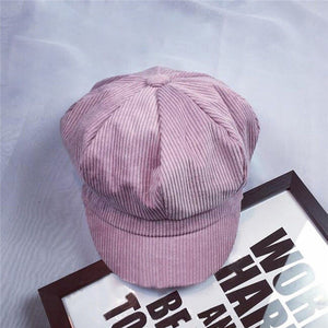 Corduroy Octagonal Hat