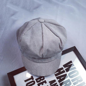 Corduroy Octagonal Hat