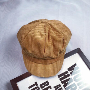 Corduroy Octagonal Hat