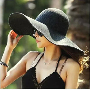 Large Brimmed Straw Sun Hat