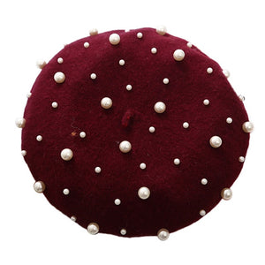 Wool Pearl Beret