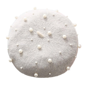Wool Pearl Beret