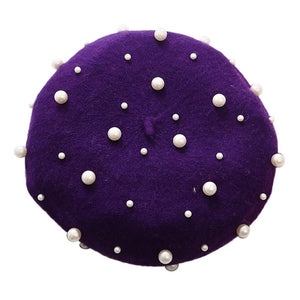 Wool Pearl Beret