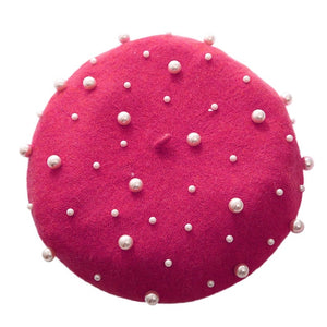 Wool Pearl Beret