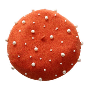 Wool Pearl Beret