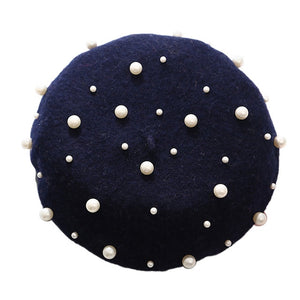 Wool Pearl Beret