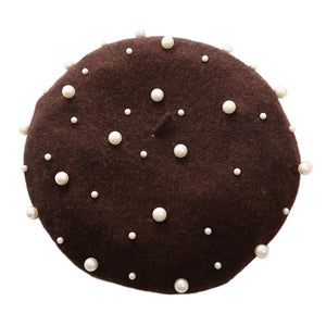 Wool Pearl Beret