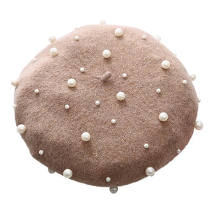 Wool Pearl Beret