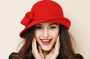 Asymmetric Bowknot Cowboy Hat