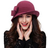 Asymmetric Bowknot Cowboy Hat