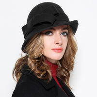 Asymmetric Bowknot Cowboy Hat