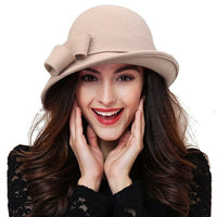 Asymmetric Bowknot Cowboy Hat