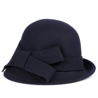 Asymmetric Bowknot Cowboy Hat
