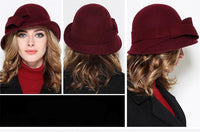Asymmetric Bowknot Cowboy Hat