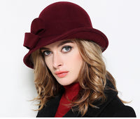 Asymmetric Bowknot Cowboy Hat