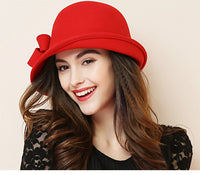 Asymmetric Bowknot Cowboy Hat