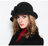 Asymmetric Bowknot Cowboy Hat