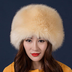Faux Fox Fur Cossack Hat