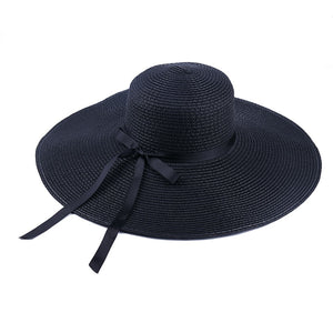 Raffia Wide Brim Straw Hat