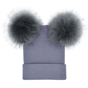 Double Ball Pom Beanie